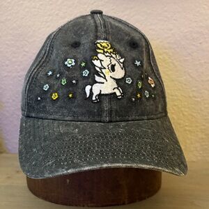 Tokidoki New Era 9 Forty Embroidered Unicorn Black Denim Cap
